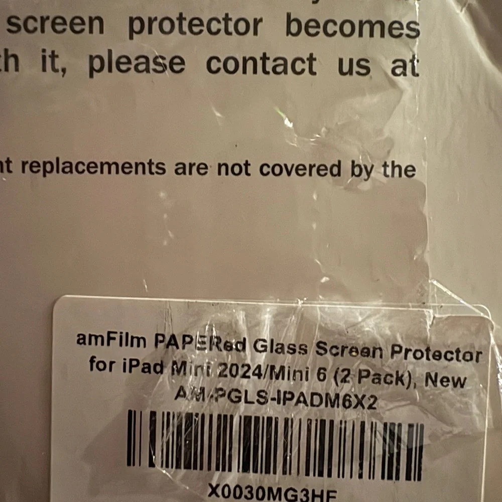 amFilm Tempered Glass Screen Protector For iPad Mini 6
